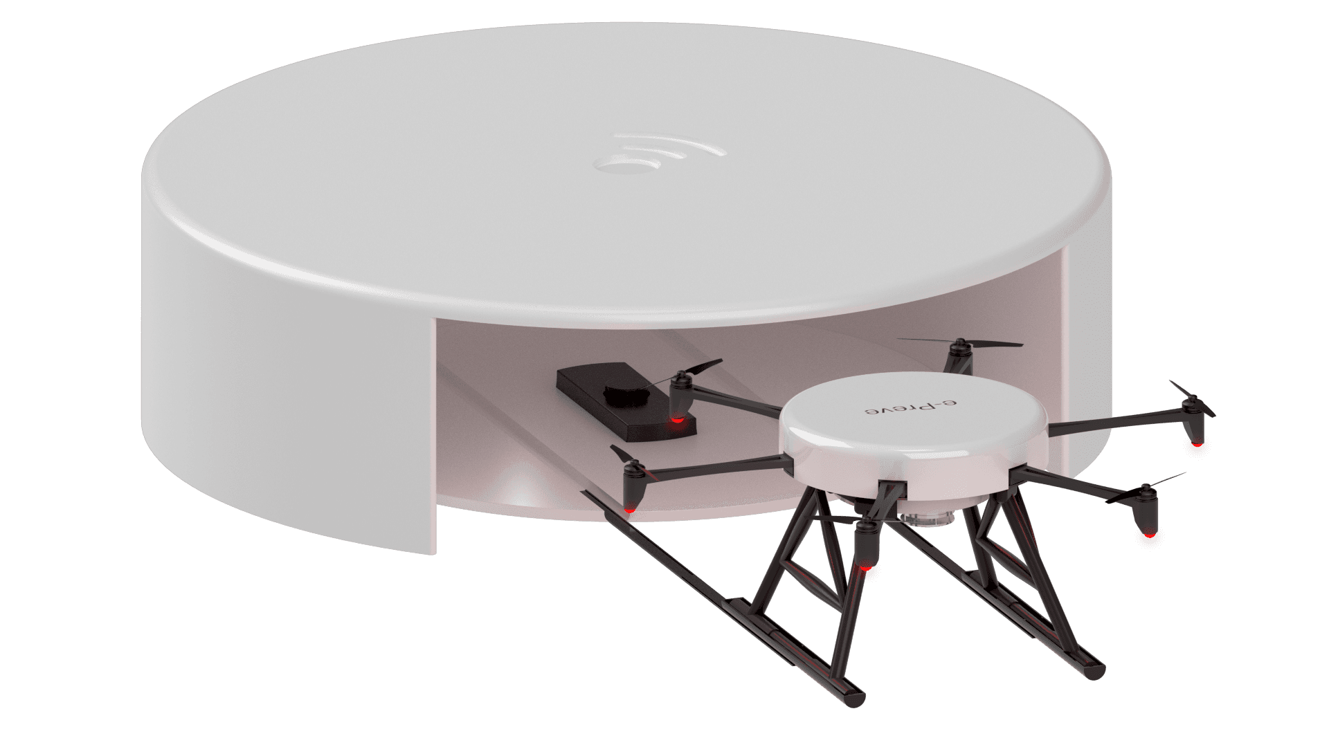 e-Preve drone — 3/4 perspective