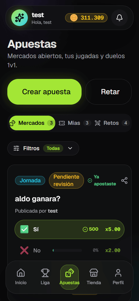 Apuestas